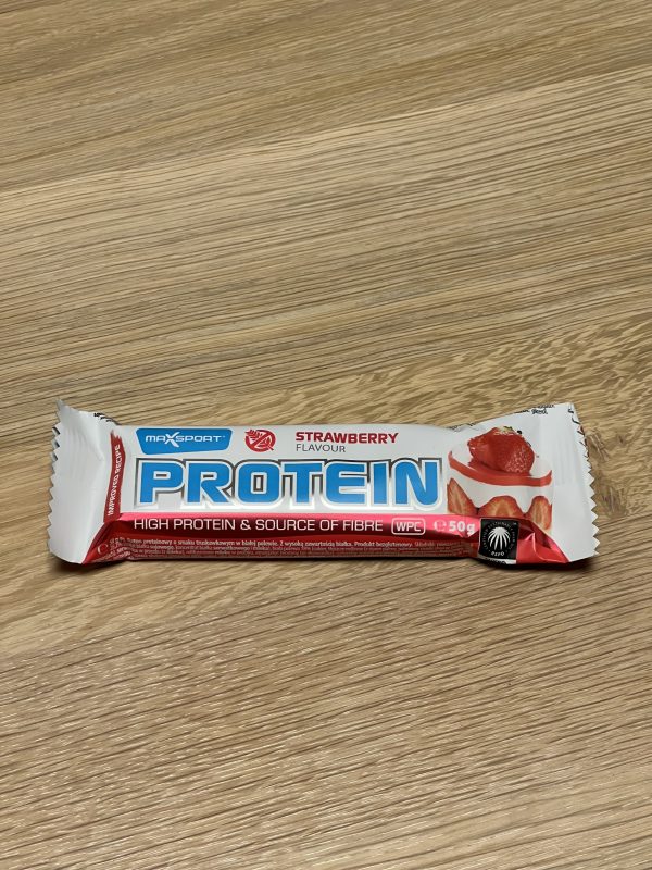 Maxsport Strawberry Protein Bar