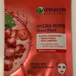 Garnier Skin Naturals Hydra Bomb textilní maska s výtažkem z hroznů