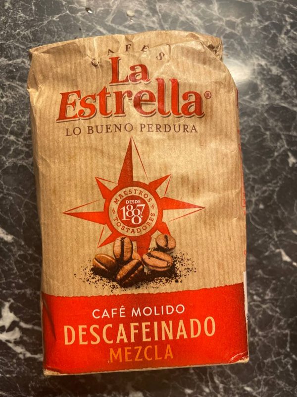 La Estrella Café Molido Descafeinado Mezcla