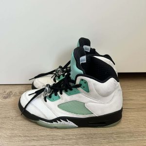 Air Jordan 5 Retro (White/Mint)