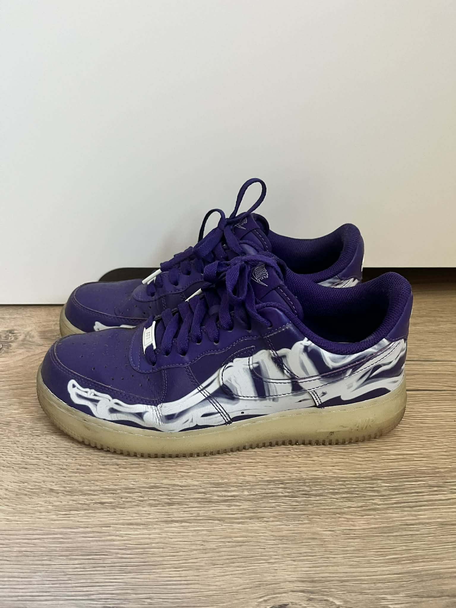 Nike Air Force 1 Low "Purple Skeleton"
