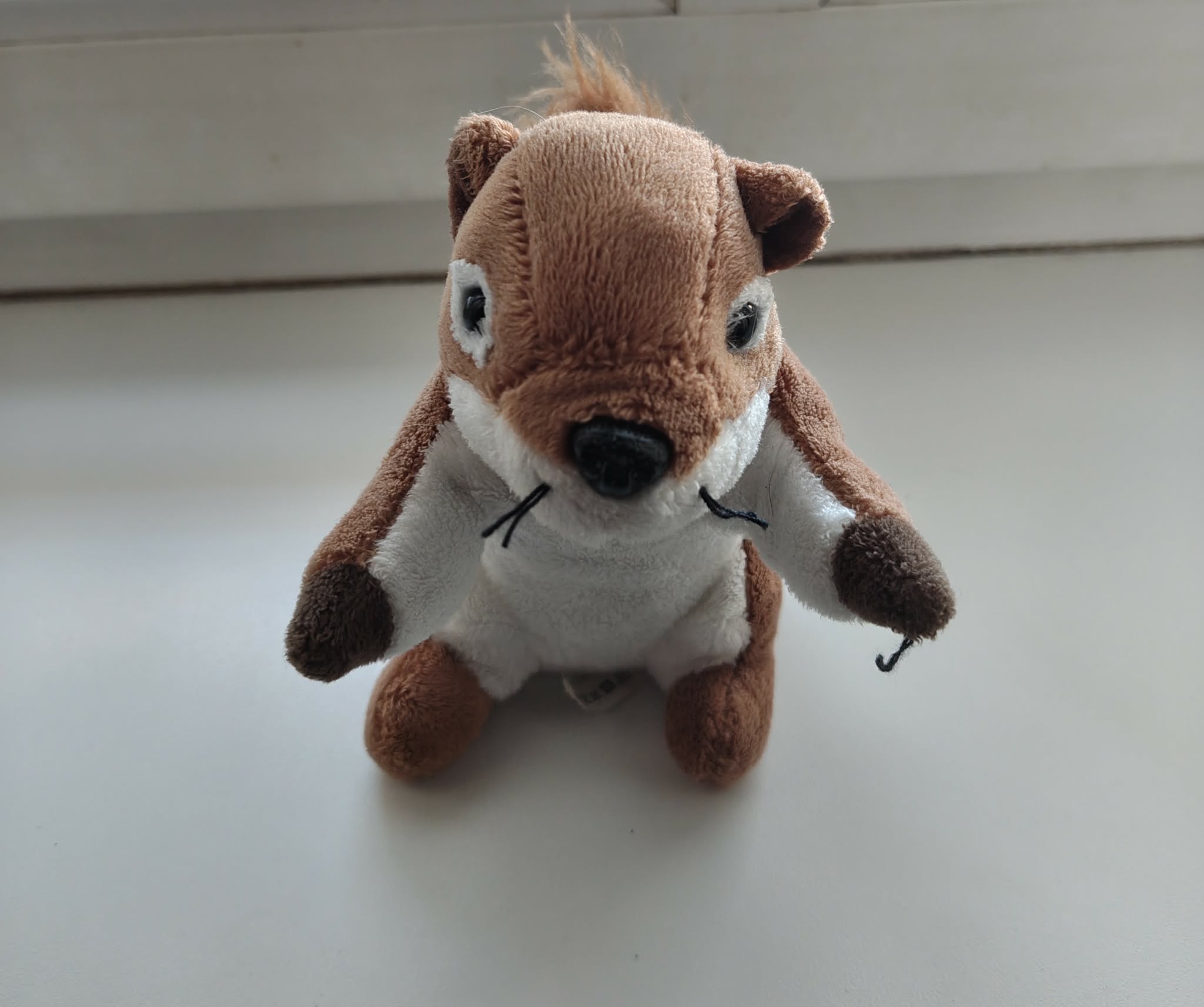 Plyšová veverka - hnědá - Obrázek 2