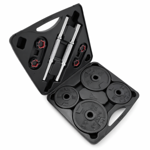 Sada posilovacích činek s kotouči Domyos
