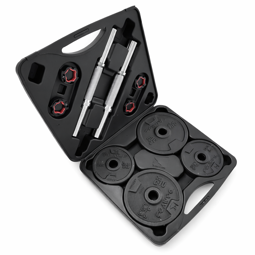 Sada posilovacích činek s kotouči Domyos